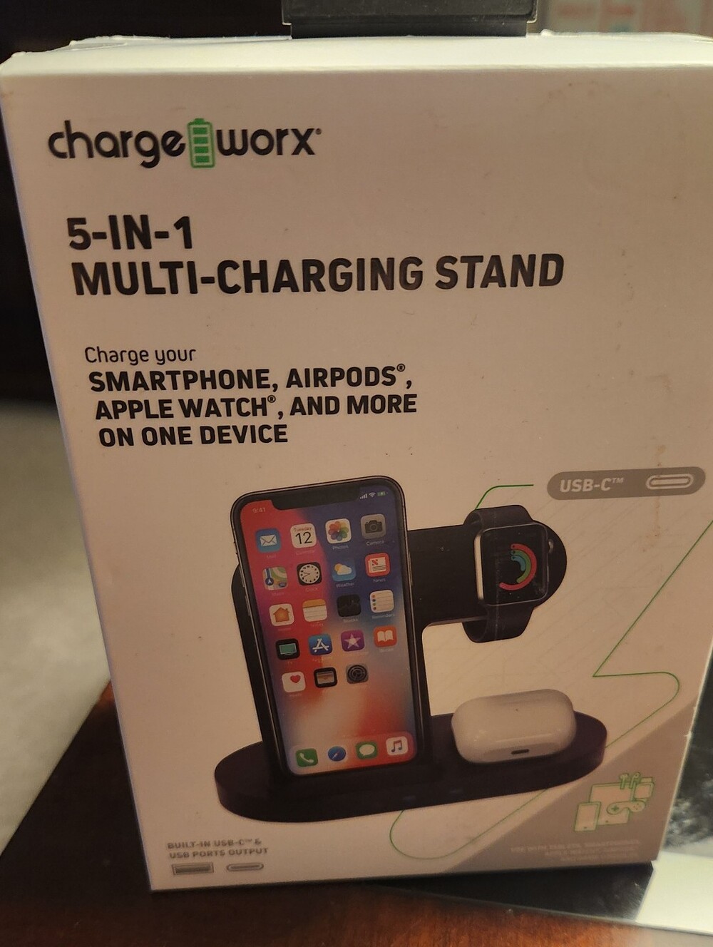 Charge Worx 5-in-1 Multi-Charging Stand